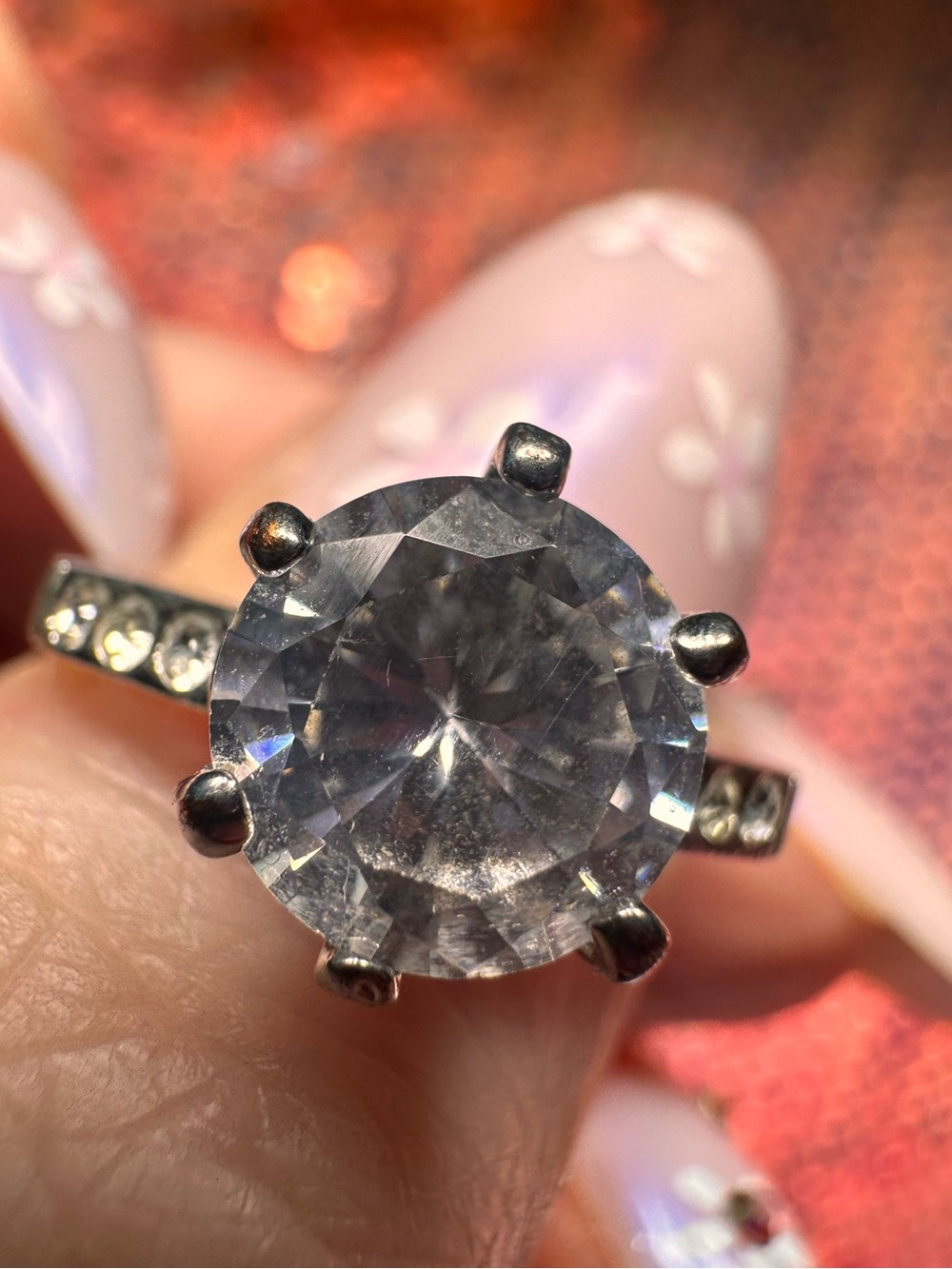 Express • Rhinestone Bling Silver Tone Ring Set - Picture 13 of 15